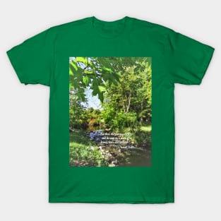 Inspirational - Isaiah 33 21 T-Shirt